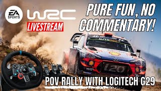 EA Sports WRC  Logitech G29 POV Driving  No Commentary Rally Run  Part 3 [upl. by Susi]