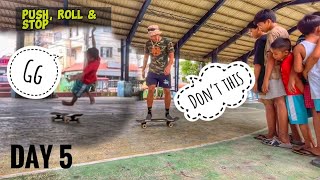 Day 5  skateboarding class [upl. by Elspet]