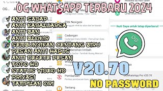 update  whatsapp terbaru 2024  og whatsapp terbaru  wa mod terbaru anti sadap [upl. by Llenrub]