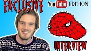 Spodermen Interviews PewDiePie [upl. by Nerac317]