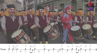 Swiss Drum Group Chriesibueb Pfeifer Retraite by Fritz Berger Fasnacht 2019 [upl. by Aknaib932]