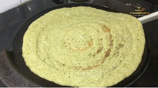 பச்சை பயிறு தோசை Green gram dosa recipe in tamil pesarettu Healthy protein rich breakfast dosa [upl. by Arjan508]