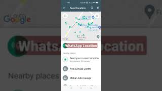 How to send location on WhatsApp  WhatsApp par location kaise send karen location googlemaps [upl. by Novehc]