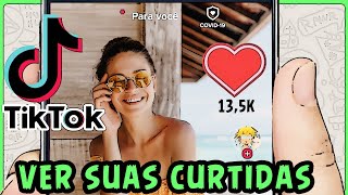 Como Ver os Videos que eu Curti no tiktok [upl. by Ahsaekal]