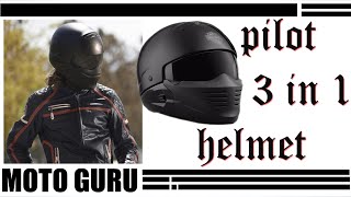 Harley davidson Pilot Helmet scorpion covert 3 in 1 Owners Reviews [upl. by Ragouzis785]