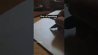 Glossophobia  fear of speaking art drawing phobia glossophobia viral trending fyp shorts [upl. by Casmey120]