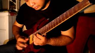 DiMarzio Titan 7 quotJake Bowenquot  Djent Tone Test [upl. by Ytak]