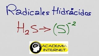 Radicales Hidrácidos [upl. by Ennaharas]