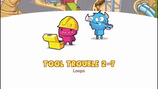 Puzzles Level 27  CodeSpark Academy learn Loops in Tool Trouble  Gameplay Tutorials [upl. by Nadean]