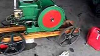 Cooper Stationary Engine 1930s [upl. by Ahsinot]