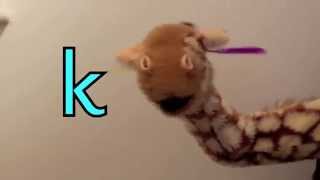 Geraldine the Giraffe learns Silent k [upl. by Simone]