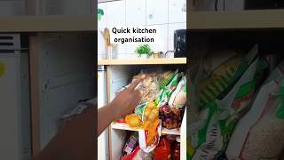 Quick and easy kitchen Cabinets organisation💃🏻organization kitchencabinetorganization [upl. by Airamesor481]