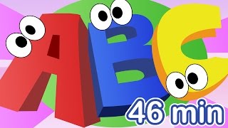 ABC SONG  More Nursery Rhymes The Alphabet Song Compilation [upl. by Tillo]