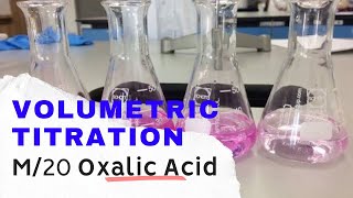 M20 Oxalic acid Volumetric titration  cbse experiment  Chemistry  chemistry experiments [upl. by Rolando]