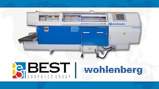 Wohlenberg Quickbinder 5Clamp Perfect Binder — Best Graphics USA [upl. by Eyaj]