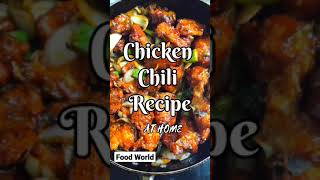 Chicken Chili Recipe 🤤😋homemade chickenchilli chikenrecipe [upl. by Gnos3]