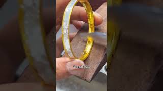 🔥 Amazing 24K Gold Bangle 🙀goldjewellery shortvideo [upl. by Pudendas280]