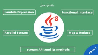 Java 8 complete tutorial in 3 hour with Realtime Example  JavaTechie [upl. by Pazice]