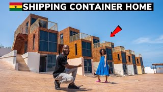 Inside the UltraModern Shipping Container Homes of Ghana [upl. by Acnalb]