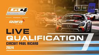 LIVE  Qualifications  Circuit Paul Ricard  GT4 European Series powered by Rafa Racing Club Frn [upl. by Campbell]