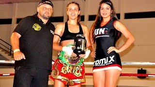 WKC World title fight Antonina Shevchenko VS Yajaira Manzanares Mexico [upl. by Ellesirg]