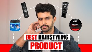 BEST HAIRSTYLING PRODUCTS FOR INDIAN MEN 2024  BEST HAIR WAX HAIR SPRAY  HAIR STYLING MEN [upl. by Kentigera]