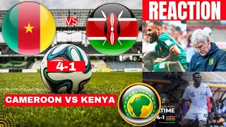 Cameroon vs Kenya 41 Live Africa Afcon Qualifier Football Match Score Lions Highlights Direct 2024 [upl. by Anoet]