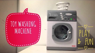 CASDON TOYS WORKING HOTPOINT FRONT LOADING WASHING MACHINE [upl. by Arikahs]