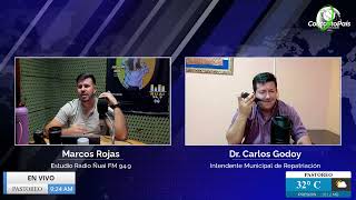 Nota con Carlos Godoy  Intendente de Repatriacion [upl. by Drageruaeb]