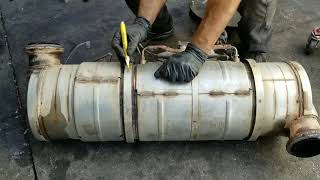 How to identify a CRACKED DPF filter [upl. by Yarehs]