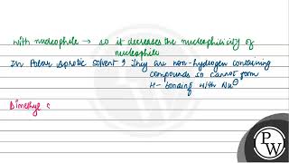 Which halide ion is the best nucleophile in dimethyl sulfoxide solution A \ \mathrmF \ [upl. by Aihseyt927]