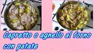 Ricette di Pasqua agnello al forno con patate alla napoletana [upl. by Seabrook]