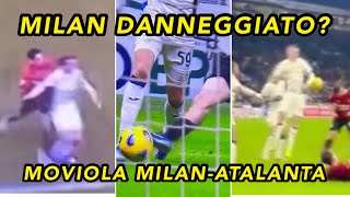 Moviola MilanAtalanta manca un rigore al Milan Cè quello per fallo di Jimenez [upl. by Ehcar]