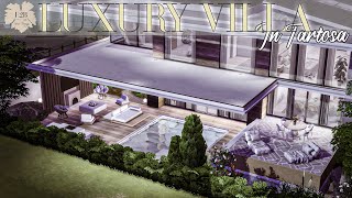 LUXURY VILLA IN TARTOSA  Sims 4 CC Speed Build  DOWNLOAD LINK TRAYCCCC LINKS [upl. by Portwin549]