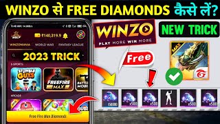 How to Use Winzo Letest Version 2023  Winzo se Diamonds kaise le New Trick  Winzo app free fire [upl. by Quennie]