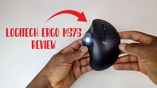 Logitech EGRO M575 BluetoothWireless Trackball Mouse Review [upl. by Mlehliw875]