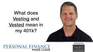 What does Vesting and Vested mean in my 401k [upl. by Wamsley]