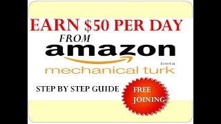 amazone mturk in hindi Earn 50 Everyday  Step by Step Guide [upl. by Most956]