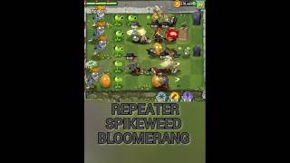 REPEATER SPIKEWEED AND BLOOMERANG PIÑATA PARTY  PLANTS VS ZOMBIES SPEEDRUN [upl. by Nasus]