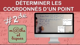 Déterminer les coordonnées dun point défini par une égalité vectorielle  Seconde [upl. by Vizzone89]