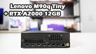 17L Gaming PC Lenovo M90q  RTX A2000 12G and 3D Case—Can It Game [upl. by Eerot]