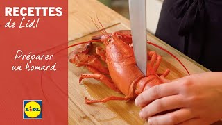 Comment préparer un homard  Lidl France [upl. by Ahsahtan]