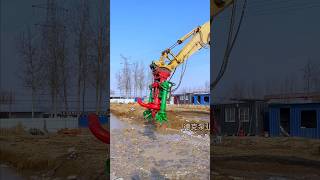 Powerful Excavator Dredge Pump in Action Generated using dredgepump hydraulicpump RustRenewal [upl. by Uba]