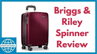 Briggs amp Riley Spinner Luggage Review  SmarterTravel [upl. by Carolin]