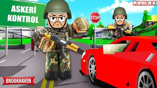 Yolu Kapattık ve Askeri Kontrol Yaptık   Panda ile Roblox Brookhaven [upl. by Rainie]