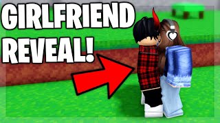 ROBLOX BEDWARS GIRLFRIEND REVEAL 😍 [upl. by Inig]