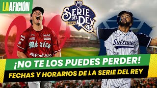 Serie del Rey LMB 2024 Definidos las fechas y horarios entre Sultanes y Diablos Rojos [upl. by Ahsocin68]