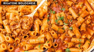 RIGATONI BOLOGNESE [upl. by Riancho]