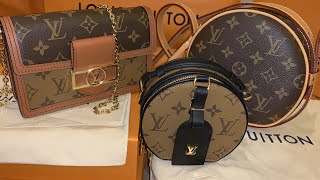 UNBOXING LOUIS VUITTON  Mini boîte chapeau Louis Vuitton  mini dauphine toile monogram LV [upl. by Ayana]