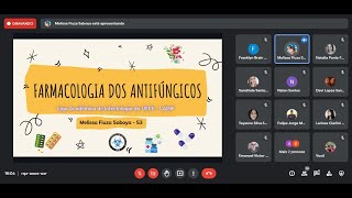 Ciclo de Palestras 2021  Farmacologia dos antifúngicos [upl. by Patrizius]